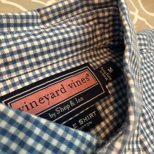 Vineyard vines boy’s gingham oxford shirt